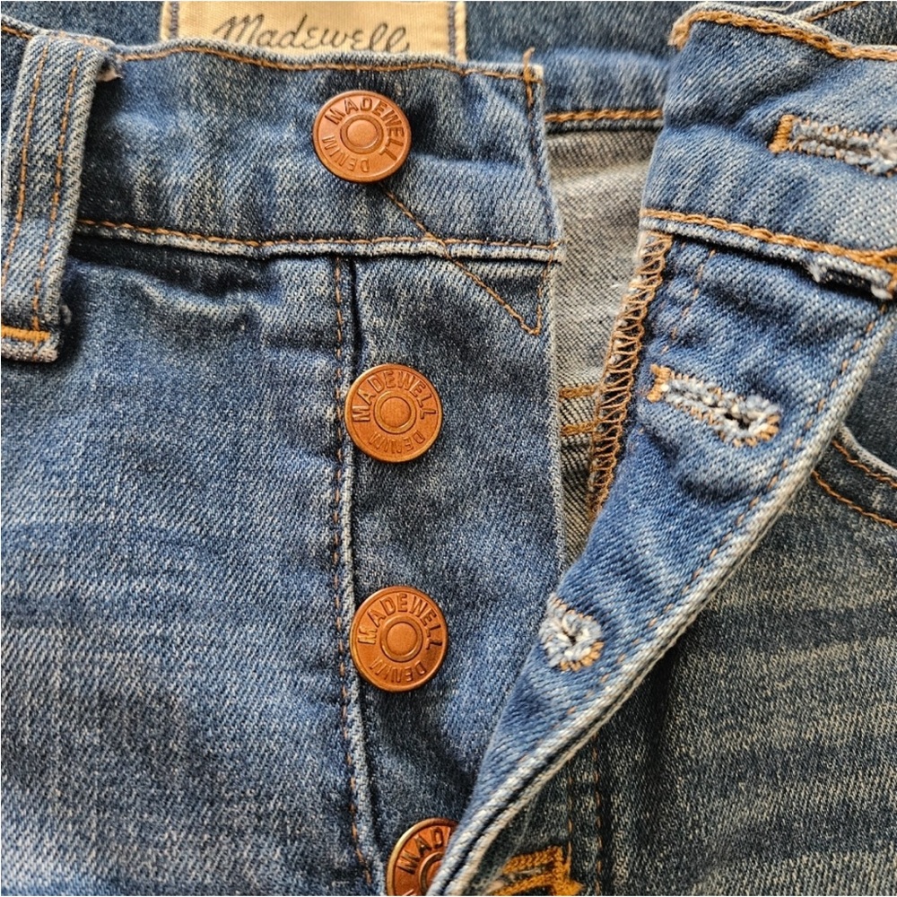 Madewell Slim Wide-Leg Crop Denim